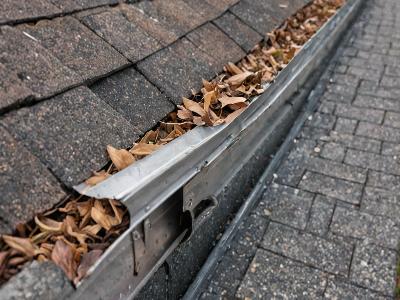 New gutter system installation